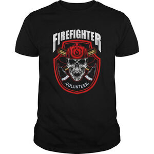 FirefighterVolunteer Fire Department Fireman Shirt